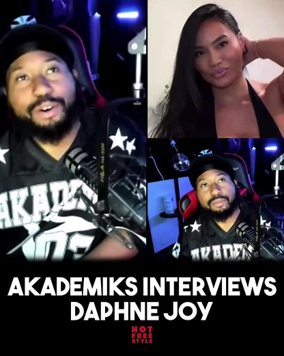 Akademiks interviews Daphne Joy 👀 During the conversation, Daphne opened up about overcoming criticism, dealing with public scrutiny, and embracing her womanhood with confidence. #akademiks #daphnejoy