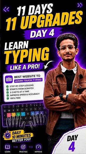 Increase Your Typing Speed in Just 10 Minutes a Day! ⌨️🔥 #Shorts