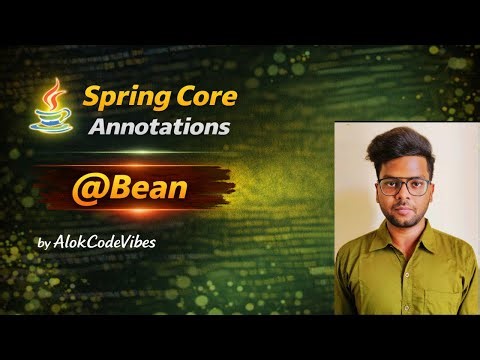 Bean in Spring Boot | Complete Explanation with Example || @Bean Annotation in Spring #bean #spring