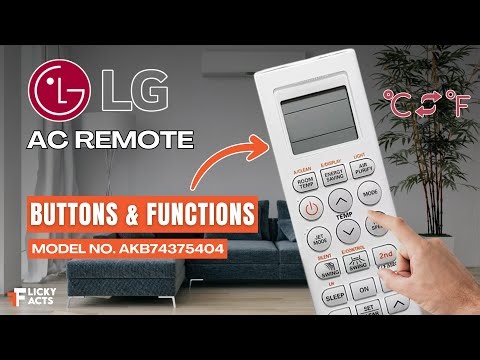 LG AC Remote Buttons & Functions (Model No: AKB74375404) | Heat Pump Remote Guide
