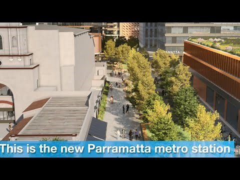Sydney Metro: the new Parramatta metro station