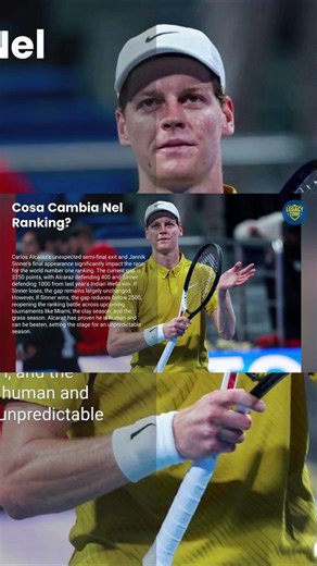 L'imbattibile CADE 💔 Come Medvedev ha fermato Alcaraz #tennis #indianwells #shock #sinner #alcaraz