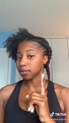 Tutorial on Two Braids for Natural Hair | Mini Tutorial