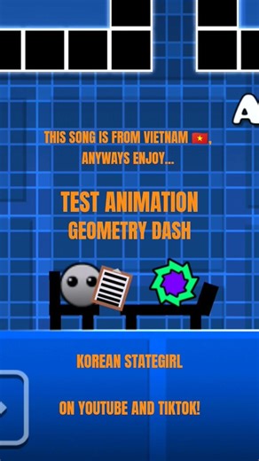 Test Animation: Geometry Dash Edition (Geometry Dash Animation)
