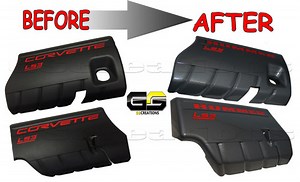 CUSTOM LS2, LS3 or LS7 C6 Fuel Rail Covers * Painted Color Coded Camaro / Hummer / Chevelle /  Restomod / BelAir / Trans Am/ Chevy SS Holden Commodore