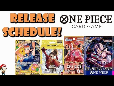 The Complete One Piece TCG Release Schedule! MUCH New Stuff! Buyer's Guide! (One Piece TCG News)