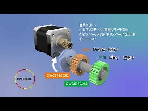 ワンウェイクラッチ 機構 【5 OWC 一軸駆動】【株式会社オリジン】