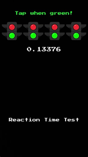 Reaction Time Test (Effect Game)🚦