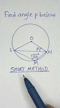 A NEW Short Method in Circle Geometry || Saves Time in Exams