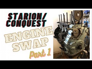 Gen 1 Montero Turbo G54B Starion/Conquest engine swap pt1