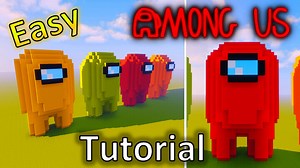 how to build among us character in minecraft tutorial Minecraft Map