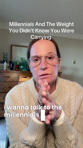 The weight Millennials have carried as a load bearing generation for the collective has gone unnoticed and unthanked. It’s time to relieve that pressure. #fyp #millennial #generations #reality #coherence