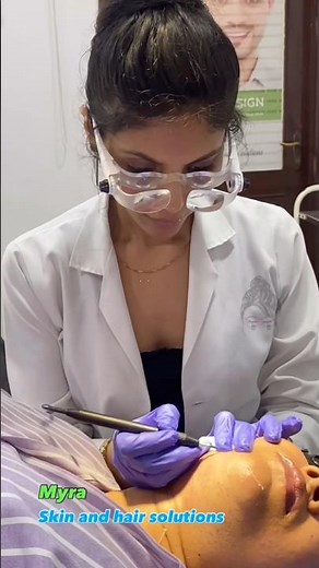 Permanent hair removal with electrolysis by Dr Sonia Mangal #electrolysis #hairremoval #facialhair