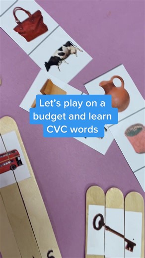 CVC Word Puzzle Craft for Kids
