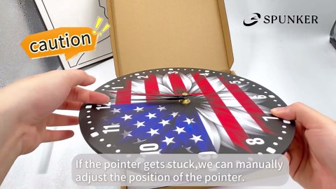 SPUNKER Wall Clock,Red Cardinal Bird Wall Clocks for Living Room Decor,Watercolor Berry Kitchen Clocks Wall Battery Operated - 10 Inch Round Bathroom Wall Clock Silent Non-Ticking