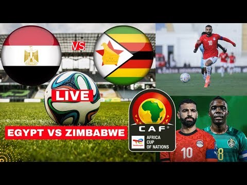 Egypt vs Zimbabwe 2-1 Live Africa Cup of Nations AFCON 2025 Football Match Score Highlights CAF