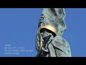 Panasonic Lumix FZ1000 vs FZ2000 / FZ2500 Camera Test / Soviet Monument / Video Samples / 4K