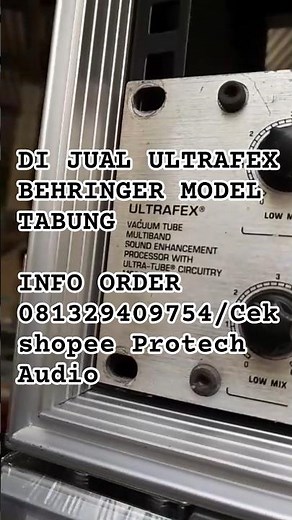 ULTRAFEX BEHRINGER VINTAGE SERIES / CLASSIC SECOND NORMAL #protechaudio #soundsystem #behringer