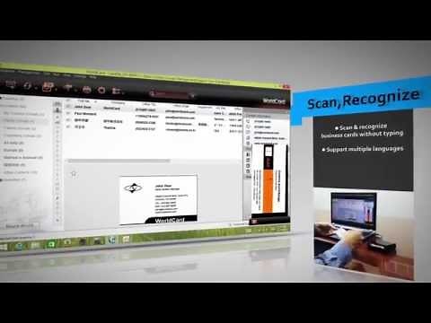 (Intro) WorldCard Pro, Multi-language business card reader for Win/ Mac 名片王金典版