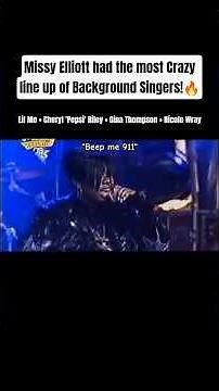 Missy Elliott's Background Singers Mic Toss | "Beep me 911" Live (1999) #vocals #mictoss #singers
