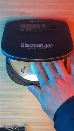 Sony Discman D-335 with MDR-7506 Headphones. #Nostalgia