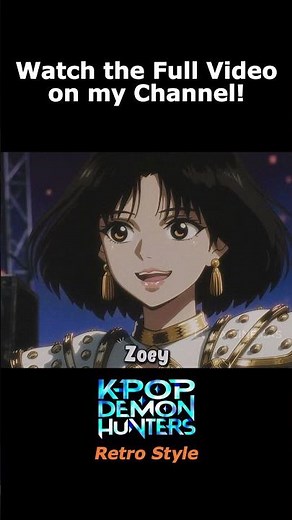 KPOP DEMON HUNTERS - 90s Retro Anime