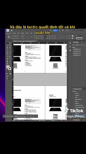 Tạo Catalogue PDF tương tác cực kỳ chuyên nghiệp bằng InDesign #100DaysAIChallenge #CtrlZcungTruongDesign #HocAI #tipsandtricks #ThayDoiBanThan #indesign #TruongDesigner #thietke #catalogue #pdf #Storytelling #qrcode #website #link #interactive