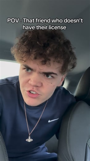 Squash on Instagram: "“I can drive just ain’t got my license yet”😂😂 #driving #friend #annoying #comedy #pov"