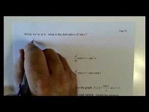 AP BC Calc 3 5 Derivatives of Trigonometric Functions Revamp