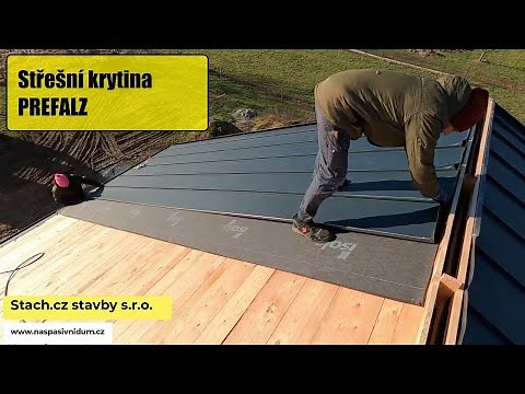 Střešní krytina PREFALZ pokládka