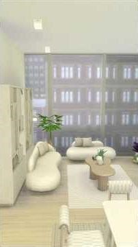 Building a modern apartment in the sims 4 #shorts #sims4 #thesims4 #sims4speedbuild #sims4build