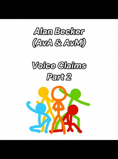 the characters from AvM #alanbecker #animatorvsanimation #animationvsminecraft #voiceclaims