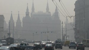 Moscovites throttled by wildfire smog