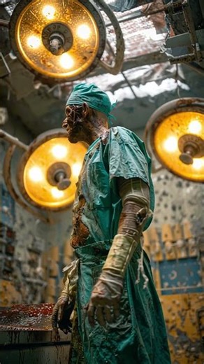 Zombie Surgeon in Abandoned Hospital – Lost State Horror Scene