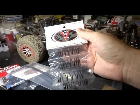 Traxxas Slash 4x4 GTR shocks VG Racing GTR springs tuning and track testing - Netcruzer RC