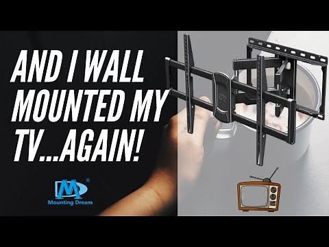 TV Wall Mount Bracket Instructions - Mounting Dreams MD2617-03 Swivel & Tilt - Product Review