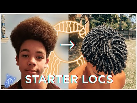 How To - Starter Locs | Comb Coils | 3 type hair | High Top Dreads
