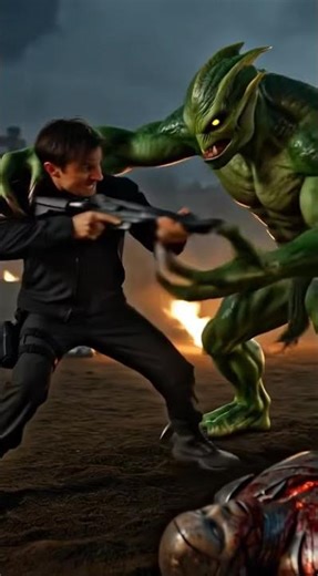 Alien vs Human 👽🔥 Brutal Sci-Fi Fight