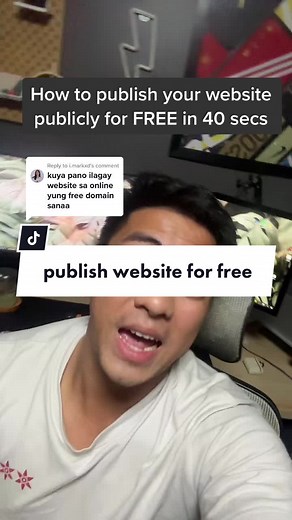 Replying to @i.markxd publish your websites for free! #fyp #foryou #bsit #coding #programming #techtok #github #website