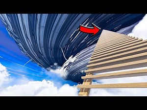 Building infinite stairs INTO THE HURRICANE was a mistake...