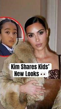 Kim Shares Kids’ New Looks #shorts #kimkardashian #kardashiankids