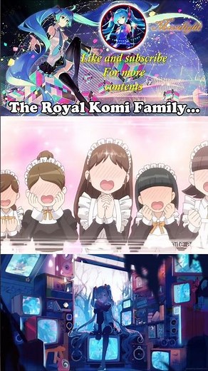 How Komi family get treated 👀 || #anime #animeedit