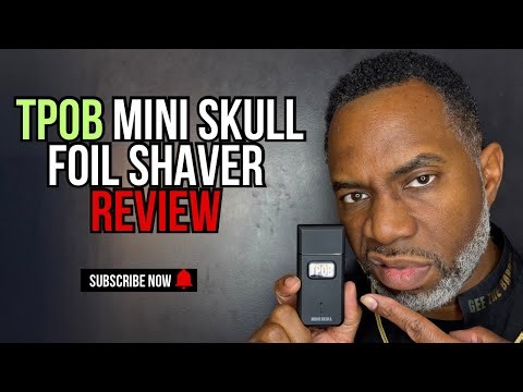 TPOB Mini Skull Foil Shaver Review | Barber Luther King