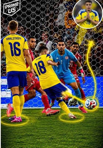 #socceranalysis #tiktokcampaign Este es el gol más lejano de esta Copa del Mundo 2026… #worldcup #sweden #tunisia