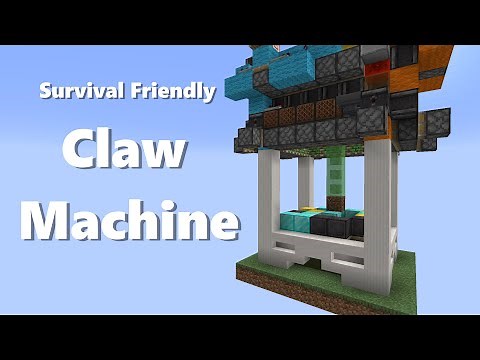 Minecraft- Redstone Claw Machine