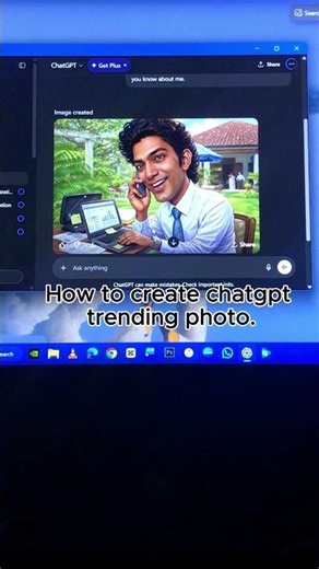 How to create chat gpt trending photo. photo edit කරගන්න chat gpt මගින් . #trending #chatgpt #photo