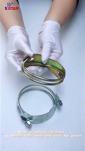 Tiger Type Heavy Duty Spiral Hose Clamp – maximum torque, unbeatable seal! #pipeclamp#TigerHoseClamp