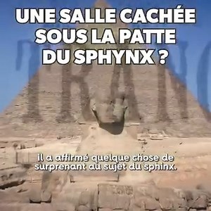 6.8K views · 62 reactions |  Le Sphynx est la source de nombreuses théories et mystères. Et si une salle secrète se trouvait cachée sous la patte de l’immense statue ? ▶️ Alien Fiction, sur RMC Story et en streaming sur RMC BFM Play ➡️ https://bit.ly/4j499Ej | RMC Story | Facebook