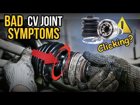 symptoms of a bad cv joint (causes, fixes and replacement signs)