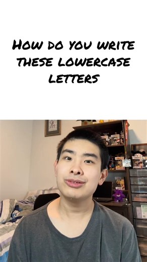 How do you write these lowercase letters